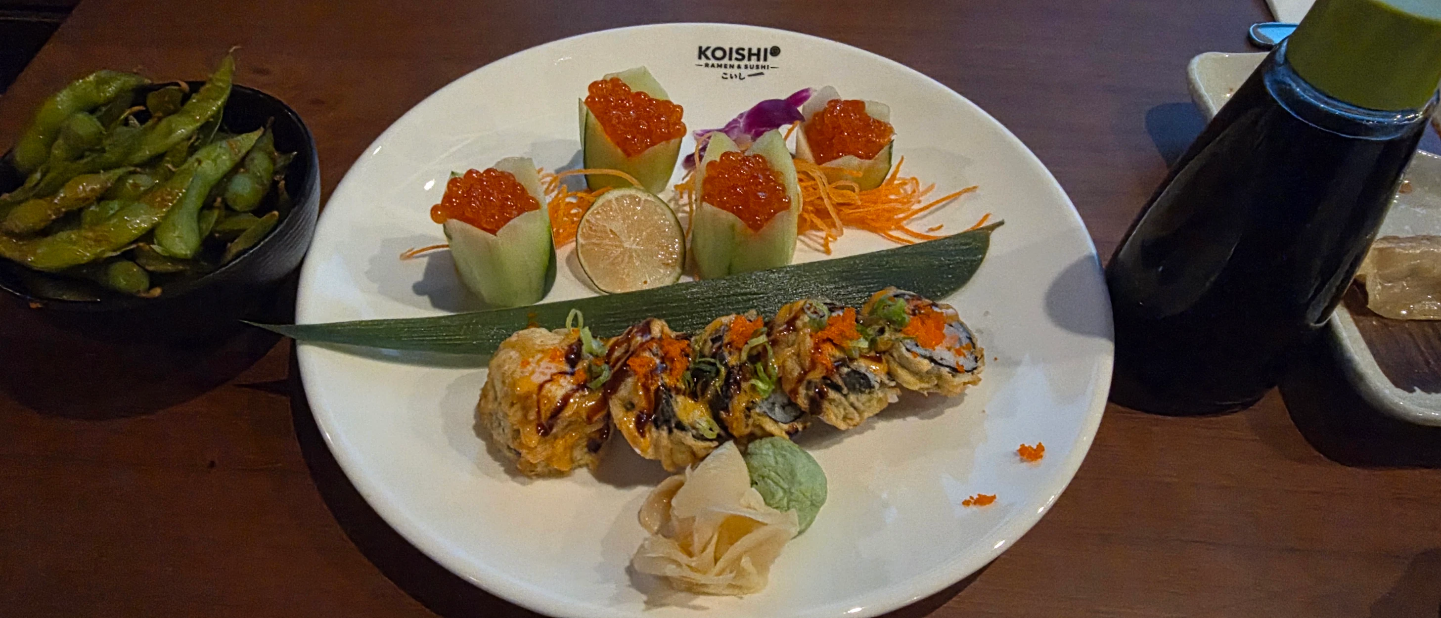 Koishi House sushi platter