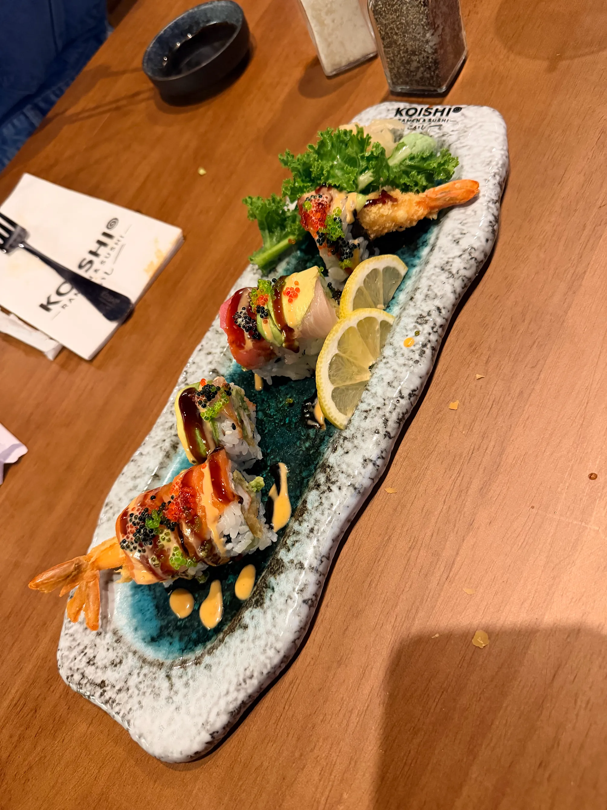 Koishi House specialty sushi rolls
