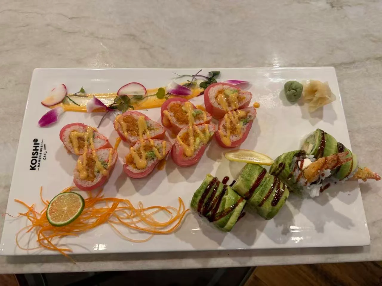 Koishi House sushi rolls