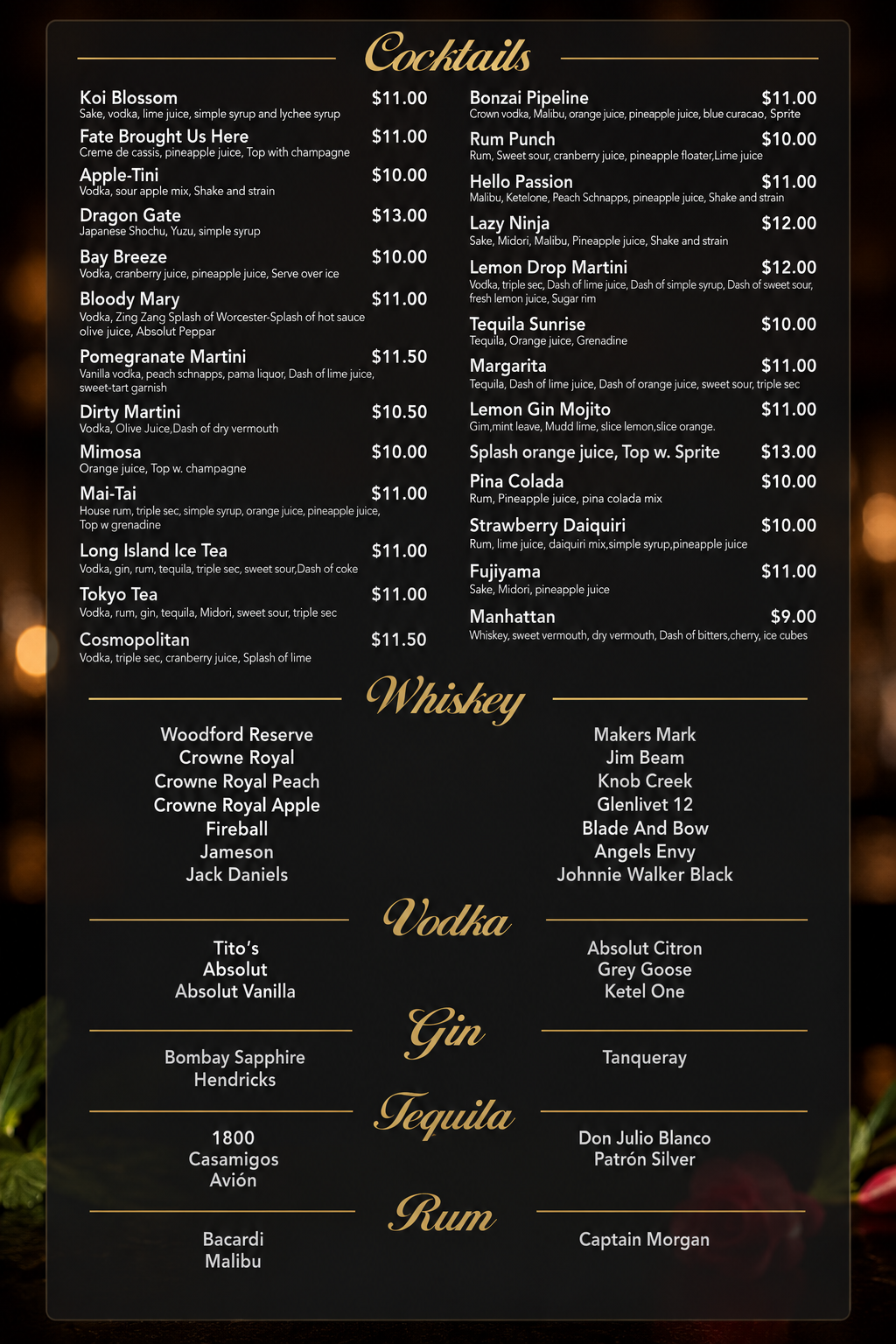 Cocktails